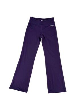 NWT Hiskiwin Womens Purple Bootcut Yoga Pants M High Waist Stretch Athletic